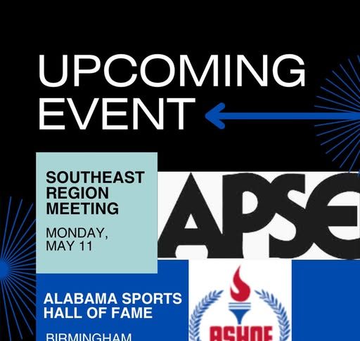 APSE Southeast meeting May 11 in Birmingham: Full schedule, Greg Sankey Q&A APSE Southeast Region Meeting social card (By Naila-Jean Meyers)