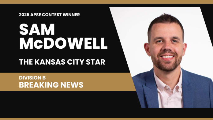 Sam McDowell of The Kansas City Star