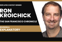 Ron Kroichick of San Francisco Chronicle wins Division A explanatory in 2025 APSE contest Ron Kroichick of The San Francisco Chronicle