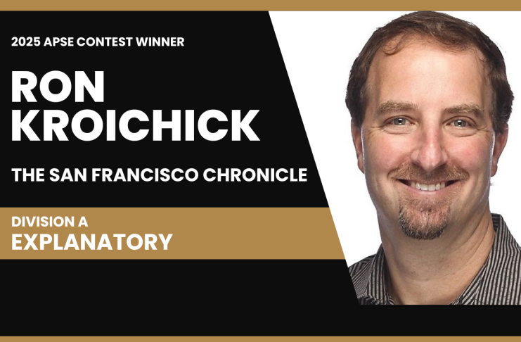 Ron Kroichick of San Francisco Chronicle wins Division A explanatory in 2025 APSE contest Ron Kroichick of The San Francisco Chronicle