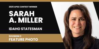 Sarah A. Miller of Idaho Statesman wins Division C feature photo category in 2025 APSE contest Sarah A. Miller of the Idaho Statesman in Boise