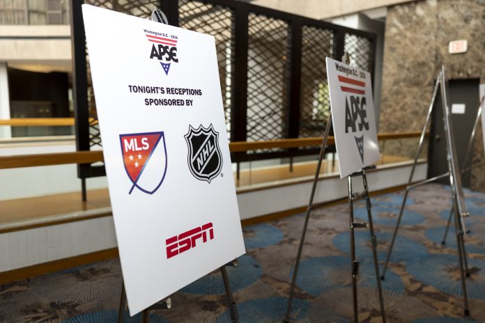 The Associated Press Sports Editors conference concludes with its awards ceremony at Crystal Gateway Marriot in Arlington, Virginia, on Saturday, July 18, 2026. (Photo by Austin DeSisto)