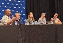 Inside The Washington Post sports department’s collapse and the fallout Jason Murray, Joe Tone, Emily Giambalvo, Matt Rennie and Ava Wallace discuss The Washington Post layoffs during the Associated Press Sports Editors Summer Conference in Arlington, Virginia, on Thursday, July 16, 2026. (Photo by Trevor Gomes)