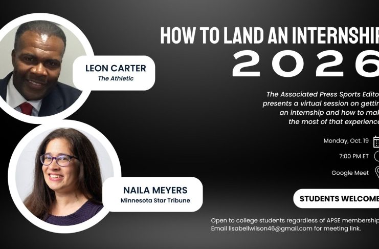 APSE to host a virtual session on how to land an internship